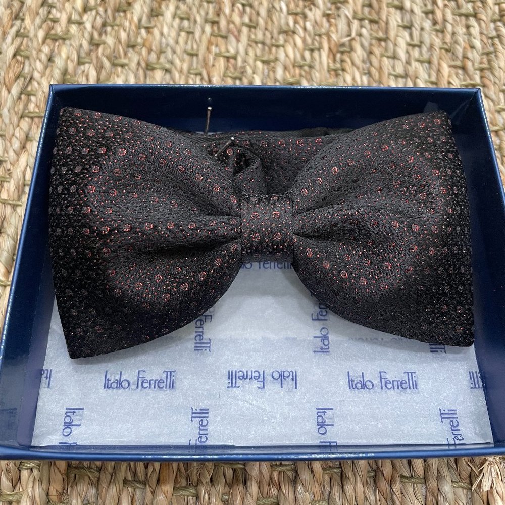 Italo Ferretti Silk Bow Tie
